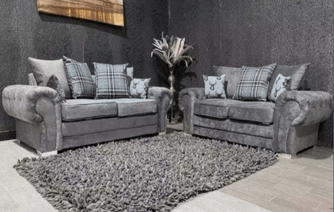 Verona Sofa UK - Side view of premium sofas from Newcastle Beds UK